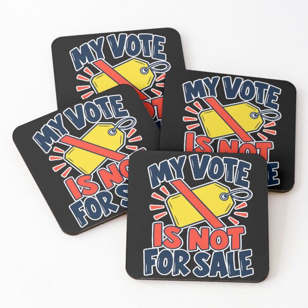 Item preview, My Vote Is Not For Sale - Crossed Price Tag designed and sold by enjoytheshirt.