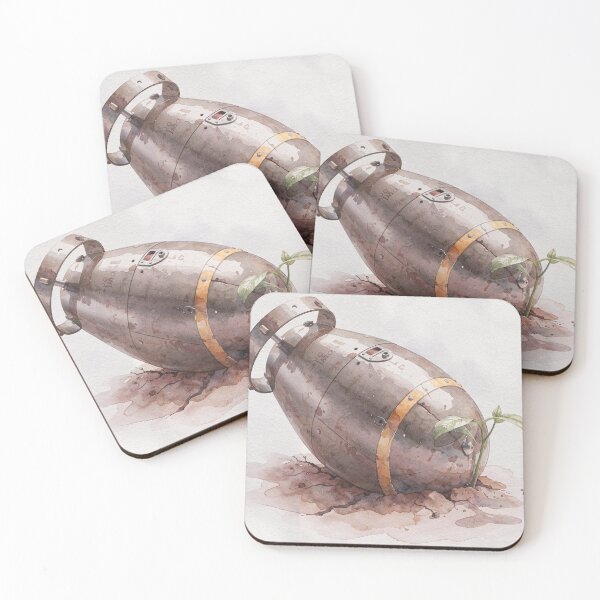 Item preview, Watercolor Anti-War Art - Nature Over Destruction designed and sold by Prepress.