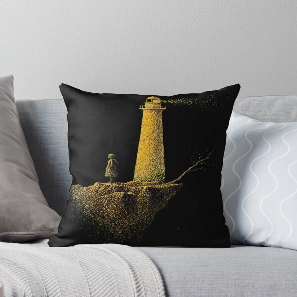 Item preview, Surreal Floating Lighthouse Pointillism Design designed and sold by  One City Two Children Studio.