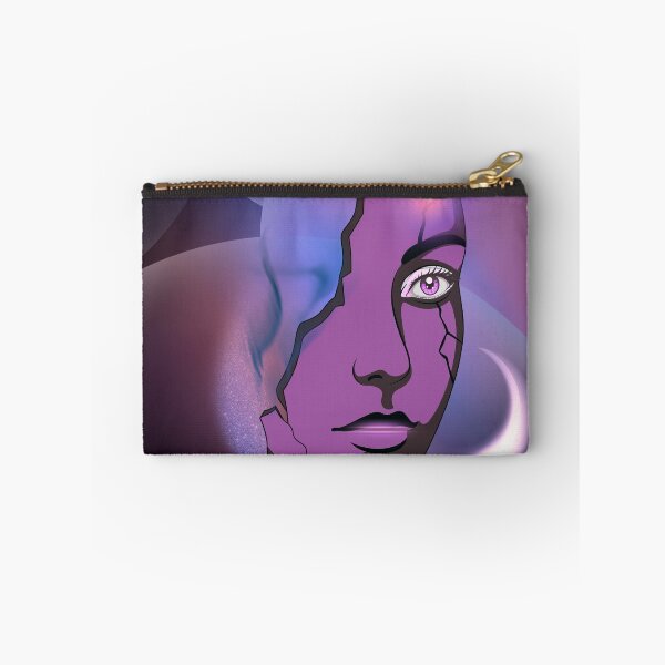 Item preview, Surreal Glowing Cracked Mask Portrait Art Design designed and sold by tinkeybabes.
