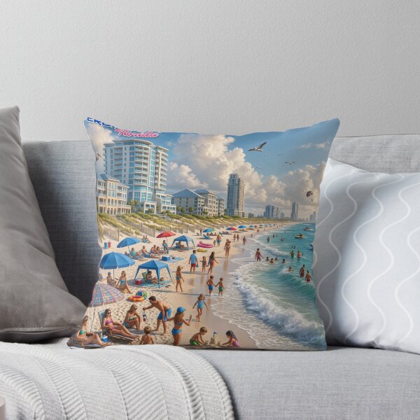 Item preview, Perdido Key Florida Beachside Vacation Paradise Illustrated Art designed and sold by stevepmp.