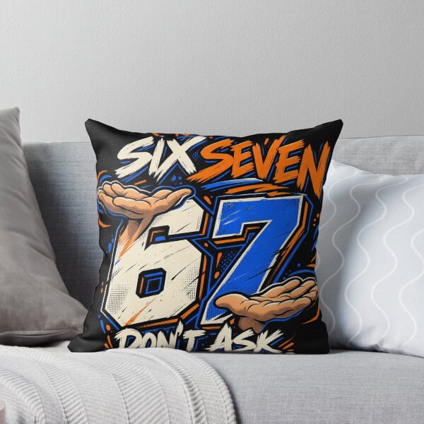 Item preview, Six Seven 67 Don’t Ask – Funny Viral Meme Graffiti Streetwear designed and sold by dhmnee.