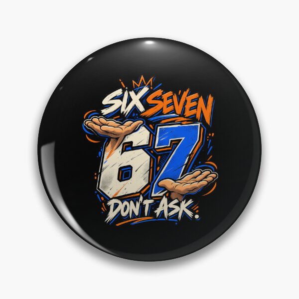 Item preview, Six Seven 67 Don’t Ask – Funny Viral Meme Graffiti Streetwear designed and sold by dhmnee.