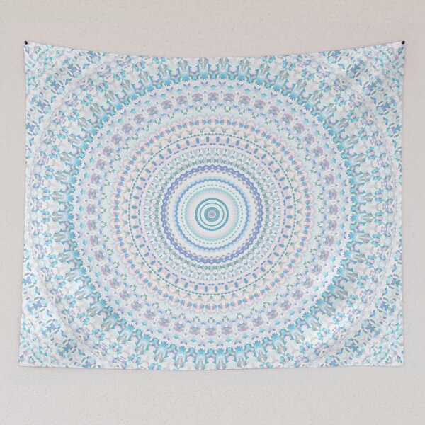 Item preview, Pastel Geo Scatter Mandala designed and sold by Kelly Dietrich Mandala & Fractal Art.