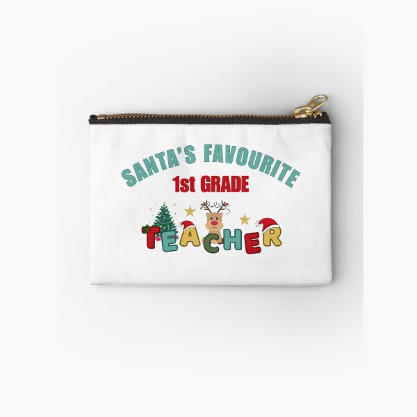 Item preview, Santa’s Favourite 1st Grade Teacher designed and sold by DixieGirlStudio.