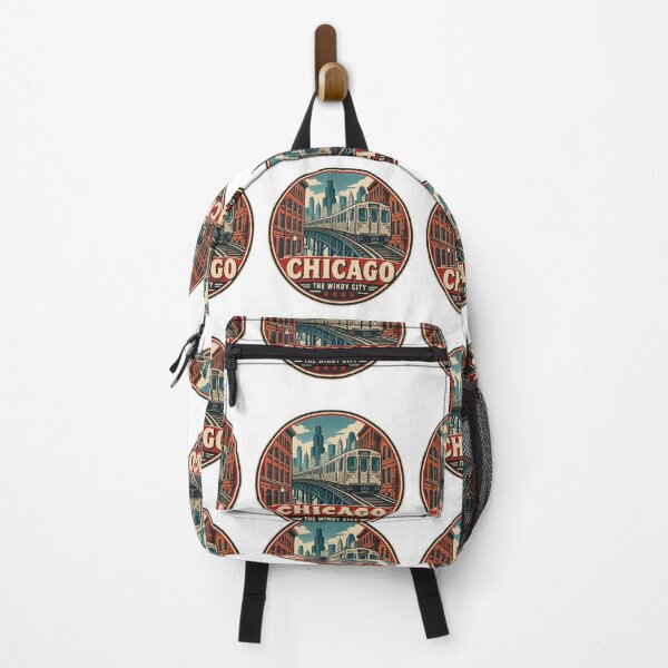 Item preview, Chicago Elevated L Train Vintage Travel Badge designed and sold by Globalcitytees.