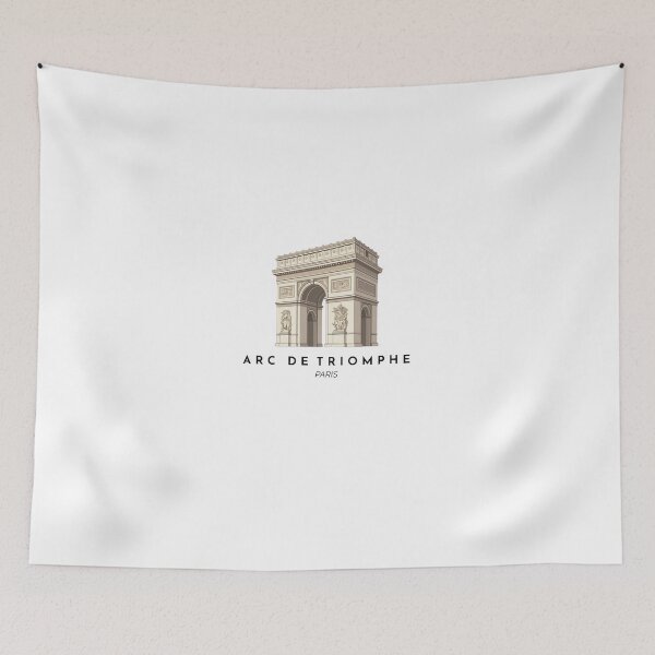 Item preview, Arc de Triomphe Minimalist Illustration – Paris France designed and sold by DesignMaxa.