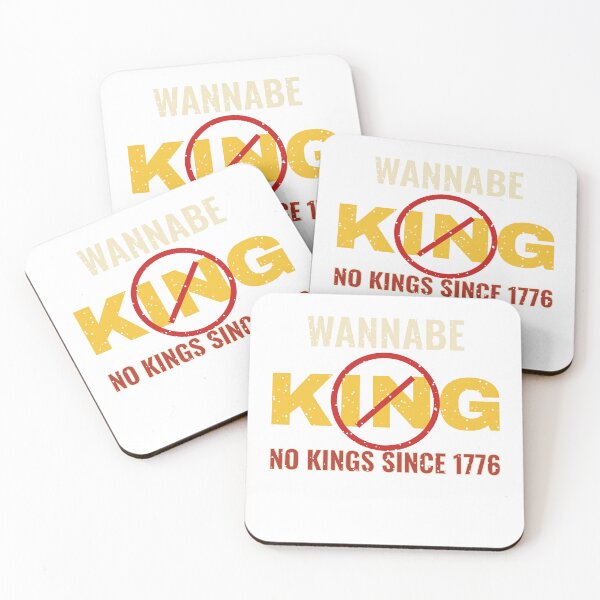 Item preview, WANNABE KING – No Kings Since 1776 Vintage Protest designed and sold by TeeheesAndCo.