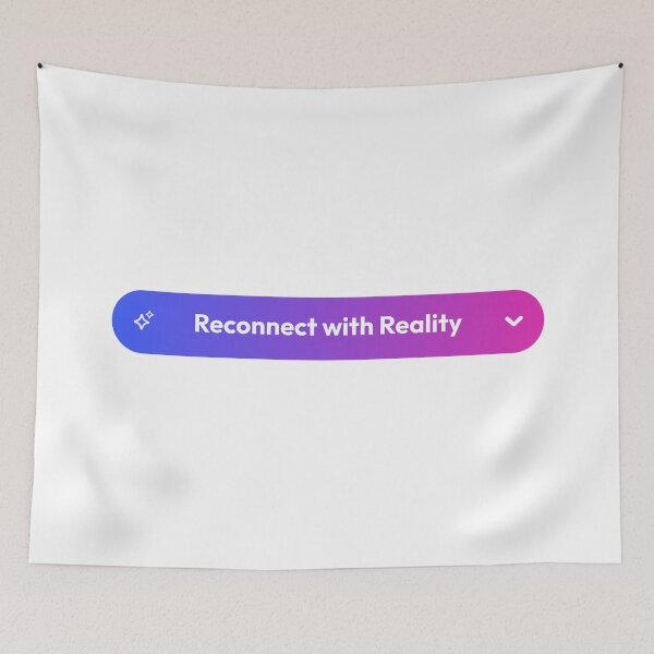 Item preview, Digital Detox – Reconnect with Reality Button designed and sold by AnnSign.