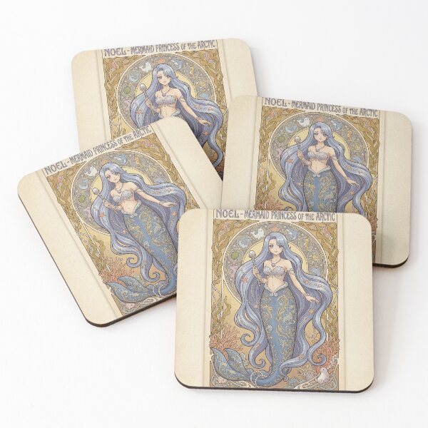 Item preview, Noel in the style of Alphonse Mucha designed and sold by Solace Sparkles.