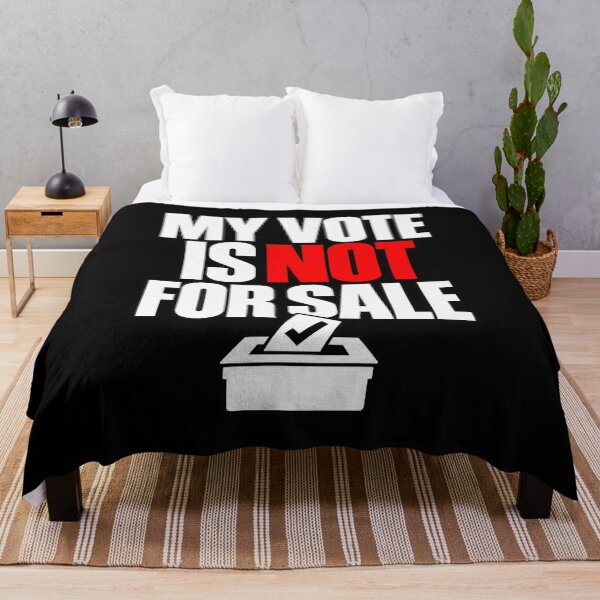 Item preview, My Vote Is Not For Sale - Bold Ballot Typography designed and sold by enjoytheshirt.