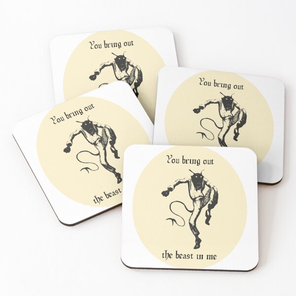 Item preview, You bring out the beast in me sticker designed and sold by polyampinup.