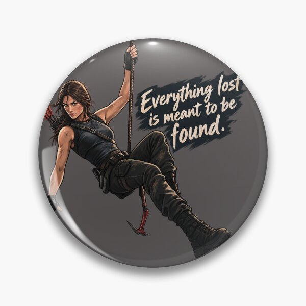 Item preview, Lara Croft - Tomb Raider 'Everything lost is meant to be found.' Print designed and sold by btluvs.