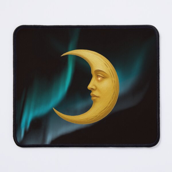 Item preview, Celestial Moon Face Vintage Art Design designed and sold by tinkeybabes.
