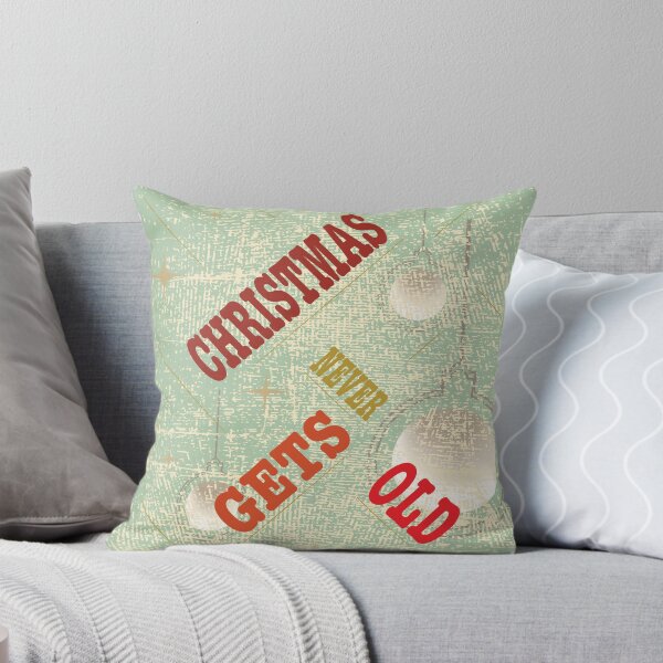 Item preview, Christmas Never Gets Old Distressed Typography designed and sold by photossmirnov.