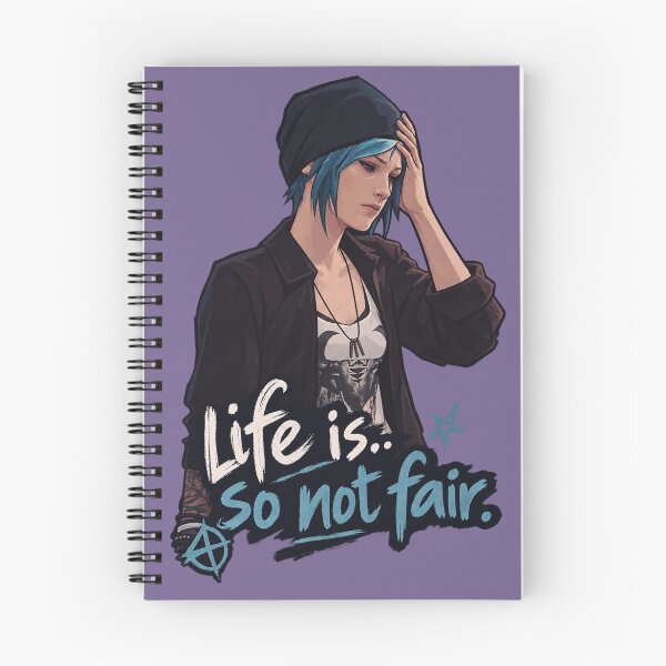Item preview, Life is Strange - Chloe, 'Life is... So Not Fair.' Print designed and sold by btluvs.