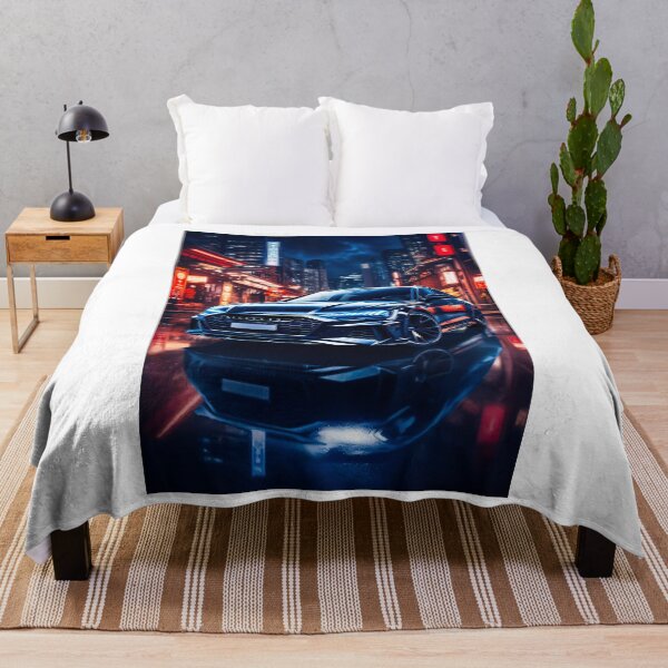Item preview, Black Performance Wagon in Neon Rainy City designed and sold by RevUpDesign.
