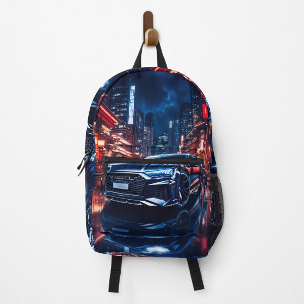 Item preview, Black Performance Wagon in Neon Rainy City designed and sold by RevUpDesign.