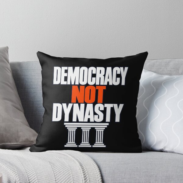 Item preview, Democracy Not Dynasty - Modern Civic Typography designed and sold by enjoytheshirt.