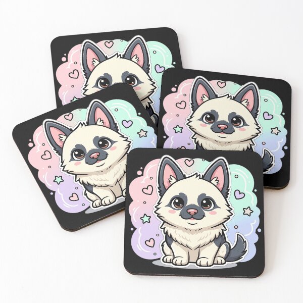 Item preview, Kawaii German Shepherd Puppy - Cute Pastel Chibi Dog Art designed and sold by Lucid Dream Pixel.