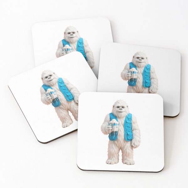 Item preview, Cute Yeti Eating Ice Cream Funny Bigfoot Monster Sweet Treat Aesthetic  designed and sold by  One City Two Children Studio.