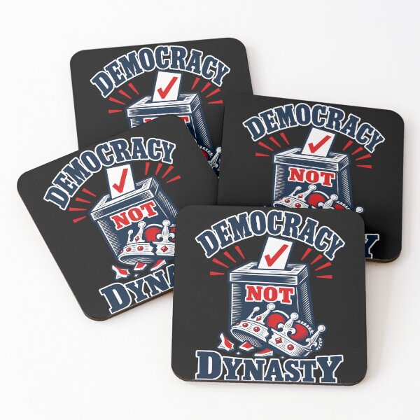 Item preview, Democracy Not Dynasty - Ballot and Fallen Crown designed and sold by enjoytheshirt.
