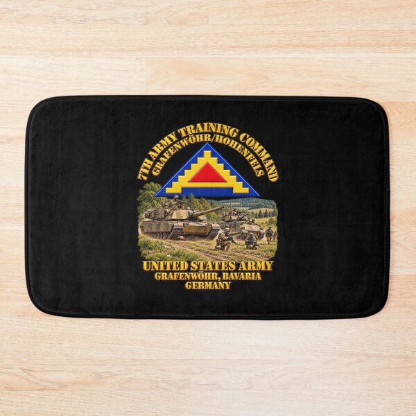 Item preview, 7th Army Training Command - GE  w Training Scene - 3D - Transparent designed and sold by Military Insignia Products.