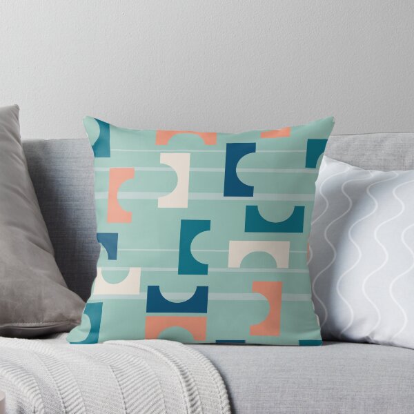 Item preview, Geometric Retro - Half squares and circles designed and sold by jehb.creative.