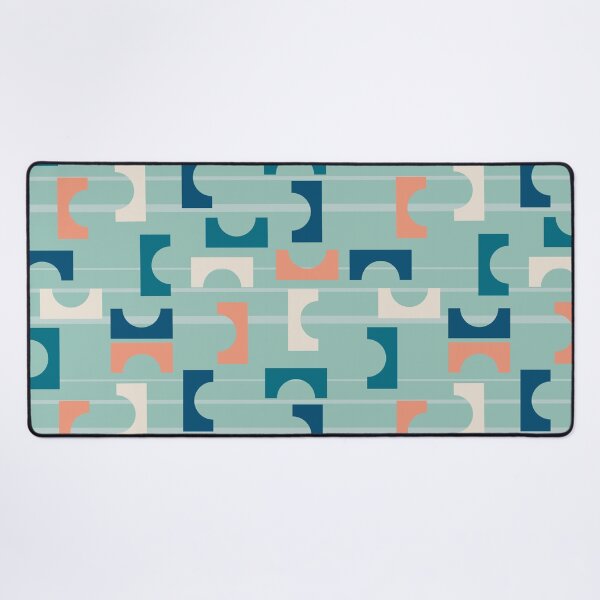 Item preview, Geometric Retro - Half squares and circles designed and sold by jehb.creative.