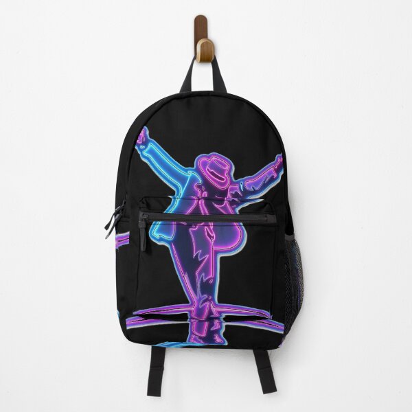 Item preview, Michael Jackson Neon Moonwalk Procreate Illustration designed and sold by ExploreAura Studio.