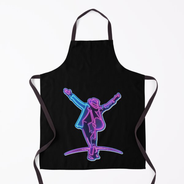Item preview, Michael Jackson Neon Moonwalk Procreate Illustration designed and sold by ExploreAura Studio.