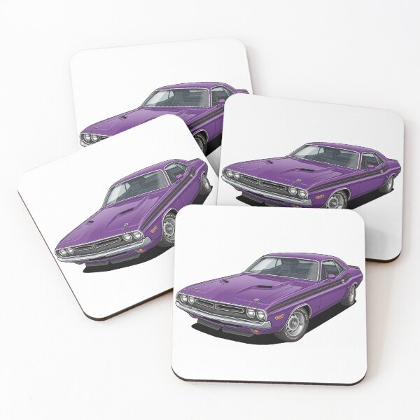 Item preview, 1971 Plum Crazy Dodge Challenger R/T Muscle Car Sticker designed and sold by Fixnovaguide.
