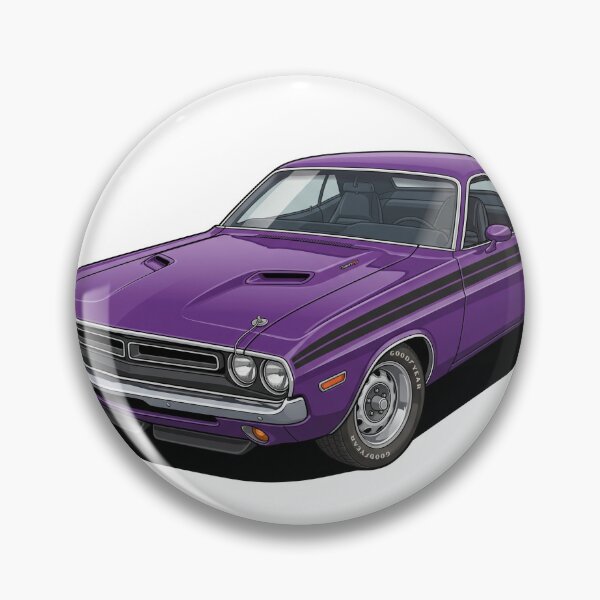 Item preview, 1971 Plum Crazy Dodge Challenger R/T Muscle Car Sticker designed and sold by Fixnovaguide.
