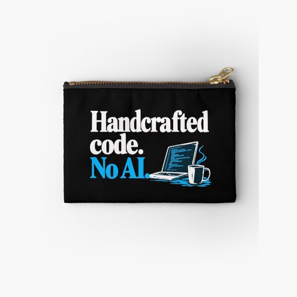 Item preview, Handcrafted Code No AI Solo Builder Design designed and sold by ThreadQuirk.