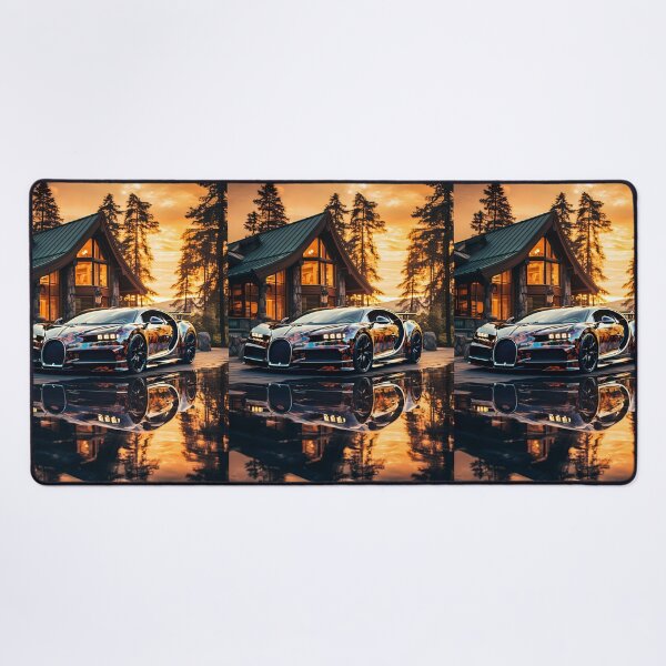 Item preview, Exotic Hypercar at Forest Lodge Sunset designed and sold by RevUpDesign.