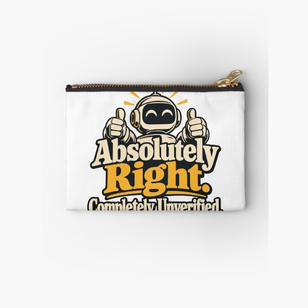 Item preview, Absolutely Right, Completely Unverified AI Humor designed and sold by ThreadQuirk.