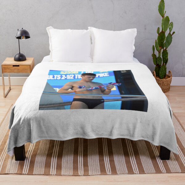 Item preview, Tom Daley 2016 with GB towel - eyes closed designed and sold by Katonym.