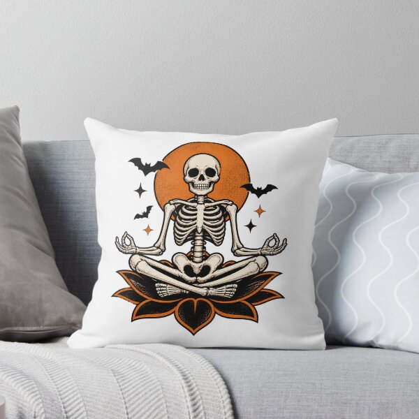 Item preview, Yoga Skeleton Illustration for Fitness and Wellness Enthusiasts ⭐⭐⭐⭐⭐ designed and sold by Zhsarc.