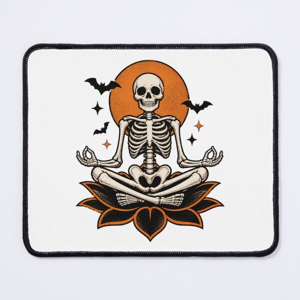 Item preview, Yoga Skeleton Illustration for Fitness and Wellness Enthusiasts ⭐⭐⭐⭐⭐ designed and sold by Zhsarc.