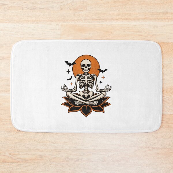 Item preview, Yoga Skeleton Illustration for Fitness and Wellness Enthusiasts ⭐⭐⭐⭐⭐ designed and sold by Zhsarc.