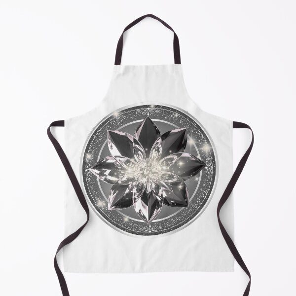 Item preview, 3D Smoky Black Crystal Lotus & Platinum Silver Frame designed and sold by MinimalAurashop.