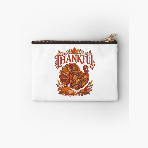 Item preview, Thankful Thanksgiving Turkey Autumn Harvest  designed and sold by LuveraxArt.
