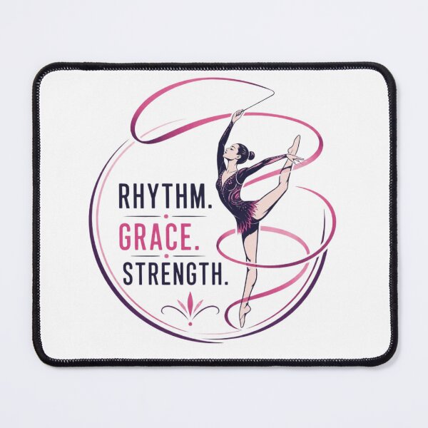 Item preview, Rhythm. GRace. Strength. rhythmic gymnastics designed and sold by FlipGymnastics.