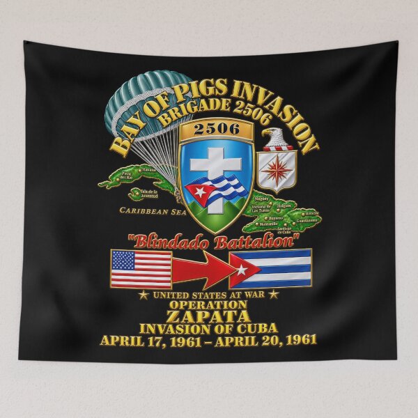 Item preview, Army - Operation Zapata - Bay of Pigs - Cuba Invasion - 3D - Transparent designed and sold by Military Insignia Products.