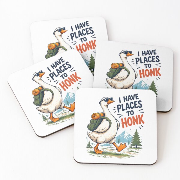 Item preview, I Have Places To Honk Funny Hiking Goose designed and sold by Pyt27.