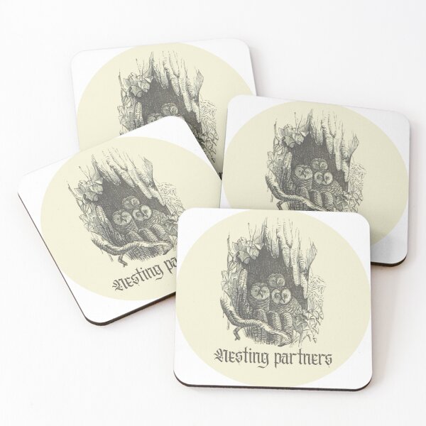 Item preview, Nesting partners sticker designed and sold by polyampinup.