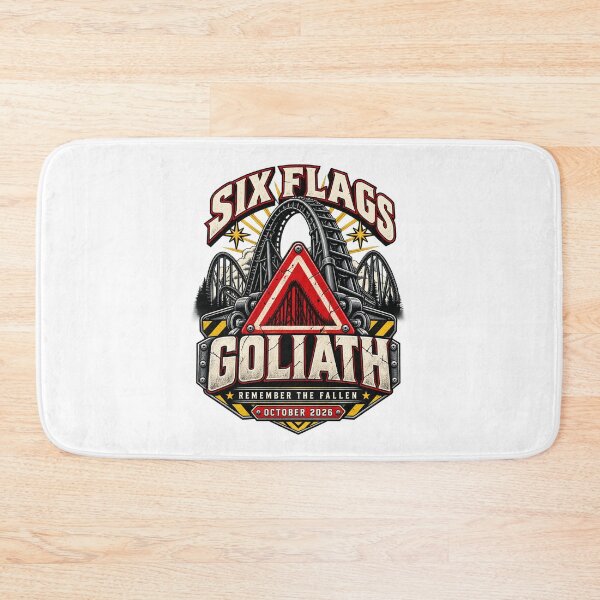 Item preview, Six Flags Goliath Roller Coaster Warning — Remember the Fallen designed and sold by Atlant11.