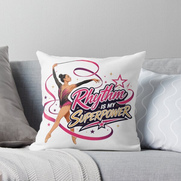 Item preview, Rhythm is my Superpower. rhythmic gymnastics designed and sold by FlipGymnastics.