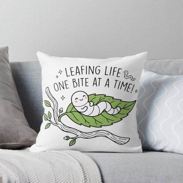 Item preview, Cute Leaf Bug Leafing Life Pun Art designed and sold by ThePrintArt.