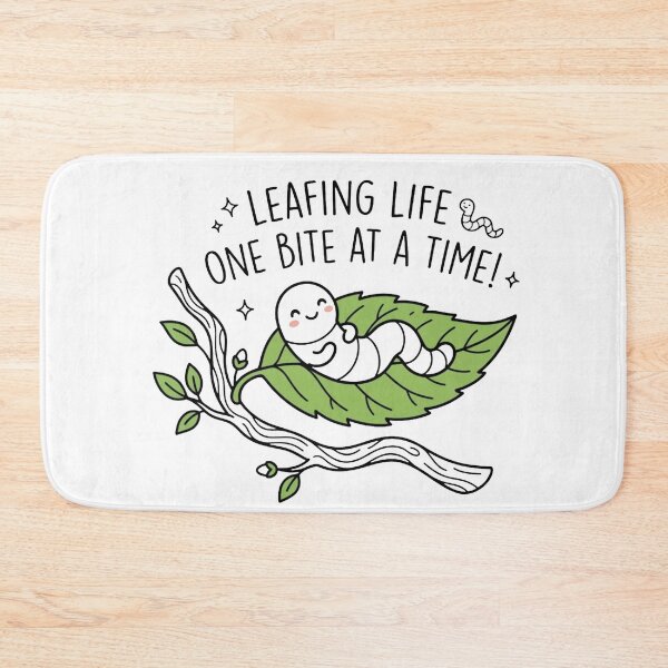 Item preview, Cute Leaf Bug Leafing Life Pun Art designed and sold by ThePrintArt.